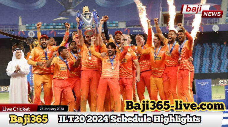 International League T20 2024: A Cricket Splendor Unfolds with an Exciting Schedule